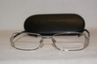 B. New Donna Karan 3534-B Silver (1002) Eyeglasses: Mod. DK 3534-B 50-16 & Case