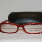 B. New Dolce & Gabbana 3063-M Red 1893 Eyeglasses: Mod. DG 3063-M 54-16 & Case