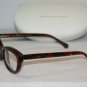 B. New Balenciaga Red Marble 0115 V9S Eyeglasses: Mod. 0115 (V9S) 50-21 & Case