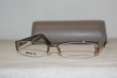 Brand New BCBG Maxazria 50-16 Brown Eyeglasses: Mod. Marietta 50-16 & Case
