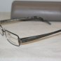 Brand New BCBG Maxazria Enzo Pewter Eyeglasses: Mod. Enzo 52-17 & Case
