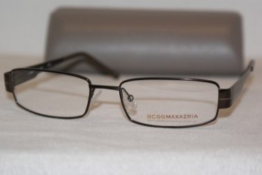 Brand New BCBGMaxazria Eyeglass Mod. Aldo Col. Brown 54-18-140 & Case