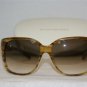 Brand New Balenciaga Olive Horn Sunglasses: Mod. 0081 (7Q1) 58-15 & Case