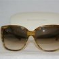 Brand New Balenciaga Olive Horn Sunglasses: Mod. 0081 (7Q1) 58-15 & Case