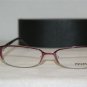 B. New Prada 54O Burgundy FAE-1O1 Eyeglasses: Mod. VPR 54O (FAE) 52-16 & Case