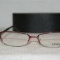 B. New Prada 54O Burgundy FAE-1O1 Eyeglasses: Mod. VPR 54O (FAE) 52-16 & Case