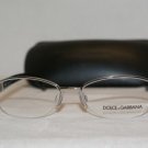B. New Dolce & Gabbana 1207 Silver 061 Eyeglasses: Mod. DG 1207 51-17 & Case