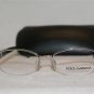B. New Dolce & Gabbana 1207 Silver 061 Eyeglasses: Mod. DG 1207 51-17 & Case