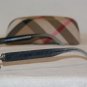B. New Burberry BE 1168 Silver 1003 Eyeglasses: Mod. B 1168 51-17 & Case