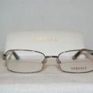 Brand New 1173 Versace Silver 52-17 Eyeglasses: Mod. 1173 (1254) & Case