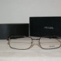 Brand New Prada 50N Gunmetal 54-17 Eyeglasses: Mod. VPR 50N (5AV-1O1) & Case