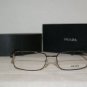 Brand New Prada 50N Gunmetal 54-17 Eyeglasses: Mod. VPR 50N (5AV-1O1) & Case