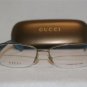 Brand New Gucci 2870 Matte Gold IQ4 Eyeglasses: Mod. 2870 55-16 & Case