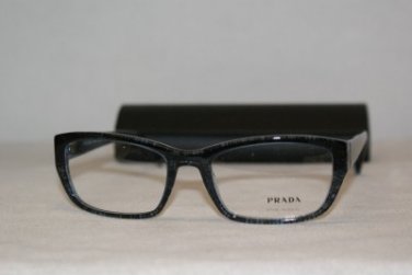 Brand New Prada 18O Dark Blue 52-18 Eyeglasses: Mod. VPR 18O (JAX-1O1) & Case