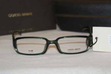 Brand New Light Green Giorgio Armani Eyeglass Mod. GA 16 Col. 8B9 52-18 & Case