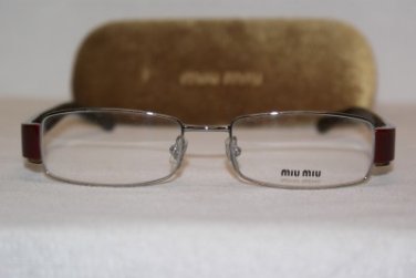 Brand New MIU MIU Eyeglass Mod. VMU 50E Col. 5AV-101 52-17 & Case