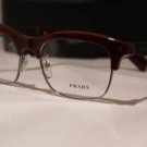 Brand New PRADA Eyeglass Mod. VPR 22O Col. JAC-1O1  Sz. 54-19-145 & Case W/WOOD!
