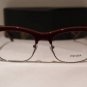 Brand New PRADA Eyeglass Mod. VPR 22O Col. JAC-1O1  Sz. 54-19-145 & Case W/WOOD!