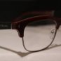 Brand New PRADA Eyeglass Mod. VPR 22O Col. JAC-1O1 Sz. 54-19-145 & Case W/WOOD!