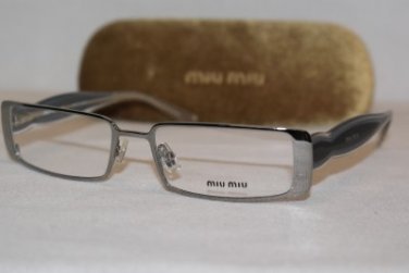 Brand New MIU MIU Eyeglass Mod. MU 60CV Col. 5AV-101 50-16 & Case