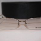 Brand New PRADA Eyeglass Mod. VPR 52O  Col. EAG-1O1  Sz. 54-17-135 & Case