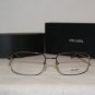 Brand New Prada 51N Gunmetal 55-17 Eyeglasses: Mod. VPR 51N (5AV-1O1) & Case