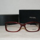 Brand New Prada 13M Bordeaux 53-16 Eyeglasses: Mod. VPR 13M (2BM-1O1) & Case