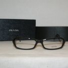 Brand New Prada 04O Shiny Black 52-16 Eyeglasses: Mod. VPR 04O (1AB-1O1) & Case