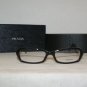 Brand New Prada 04O Shiny Black 52-16 Eyeglasses: Mod. VPR 04O (1AB-1O1) & Case