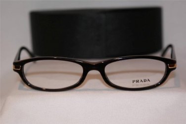 Brand New PRADA Eyeglass Mod. VPR 06I Col. 7N6-1O1 51-16-135 & Case