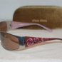 Brand New Miu Miu 55E Silver 1AM-7B1 Sunglasses: Mod. SMU 55E (1AM-7B1) & Case