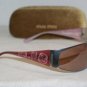 Brand New Miu Miu 55E Silver 1AM-7B1 Sunglasses: Mod. SMU 55E (1AM-7B1) & Case