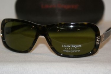 Brand New Laura Biagiotti Sunglass Mod. LB85612 Col.123 61-13 & Case