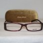 Brand New Miu Miu 16D Purple 52-16 Eyeglasses: Mod. VMU 16D & Case