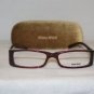 Brand New Miu Miu 16D Purple 52-16 Eyeglasses: Mod. VMU 16D & Case