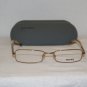 Brand New Miu Miu 61E Gold 50-17 Eyeglasses: Mod. VMU 61E & Case