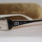Brand New MIU MIU Eyeglass WITH STONES Mod. VMU 51D Col. 1BC-101 50-17 & Case