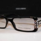 Brand New DOLCE&GABBANA Eyeglass Mod.DG 3054-B Col.501 52-16-135&Case W/STONES!