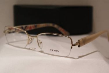 Brand New PRADA Eyeglass Mod. VPR 52N  Col. ZVN-1O1  Sz. 55-18-135 & Case