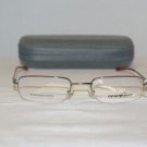Brand New Emporio Armani 9122 Ruthenium/Red 47-19 Eyeglasses: Mod. 9122 & Case