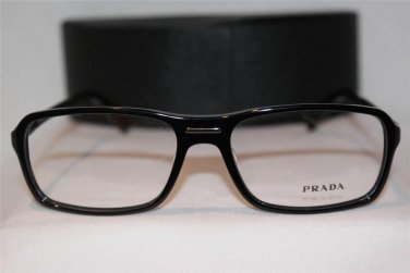 Brand New PRADA Eyeglass Mod. VPR 15N Col. BRO-1O1 56-17-140 & Case