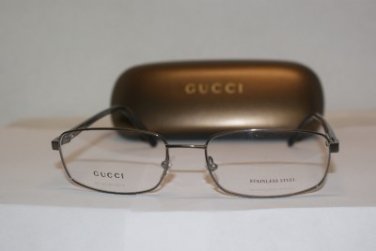 Brand New Gucci 1764N Silver JE2 Eyeglasses: Mod. 1764 1764/N 57-18 & Case