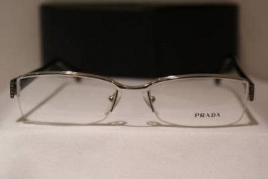 Brand New PRADA Eyeglass Mod. VPR 53N  Col. 2BB-1O1  Sz. 53-17-140 & Case