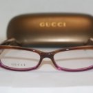 Brand New Gucci 3196 Brown Gradient YOL Eyeglasses: Mod. 3196 52-14 & Case