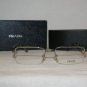 Brand New Prada 51M Gunmetal 54-17 Eyeglasses: Mod. VPR 51M (5AV-1O1) & Case