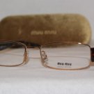 Brand New MIU MIU Eyeglass Mod. VMU 50E Col. 7OE-101 52-17 & Case