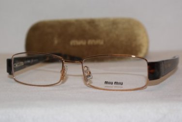 Brand New MIU MIU Eyeglass Mod. VMU 50E Col. 7OE-101 52-17 & Case