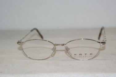 Brand New Kata Style 27 Shiny Silver SIL Eyeglasses: Mod. Style 27 52-16 & Case