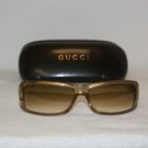 Brand New Gucci 2551 Gold Sunglasses: Mod. 2551 & Case