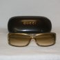 Brand New Gucci 2551 Gold Sunglasses: Mod. 2551 & Case